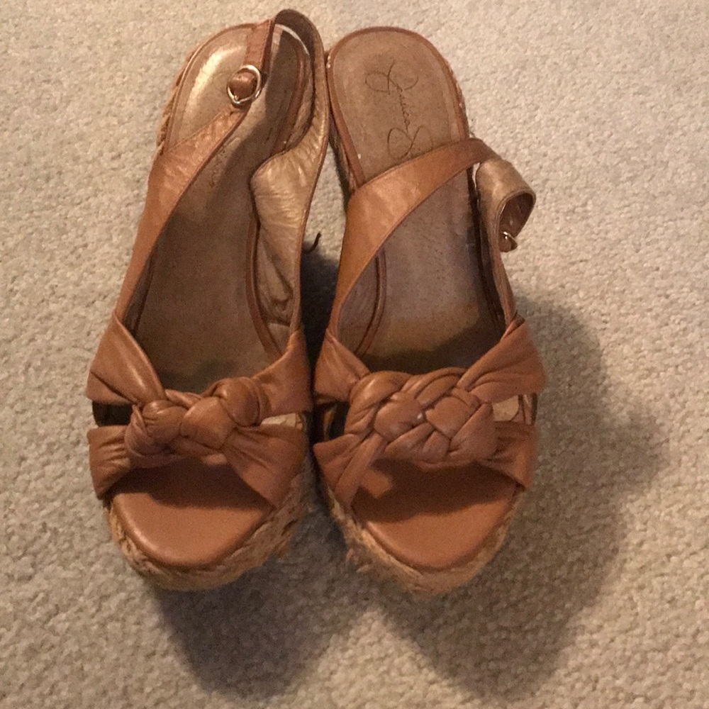 Jessica Simpson wedges